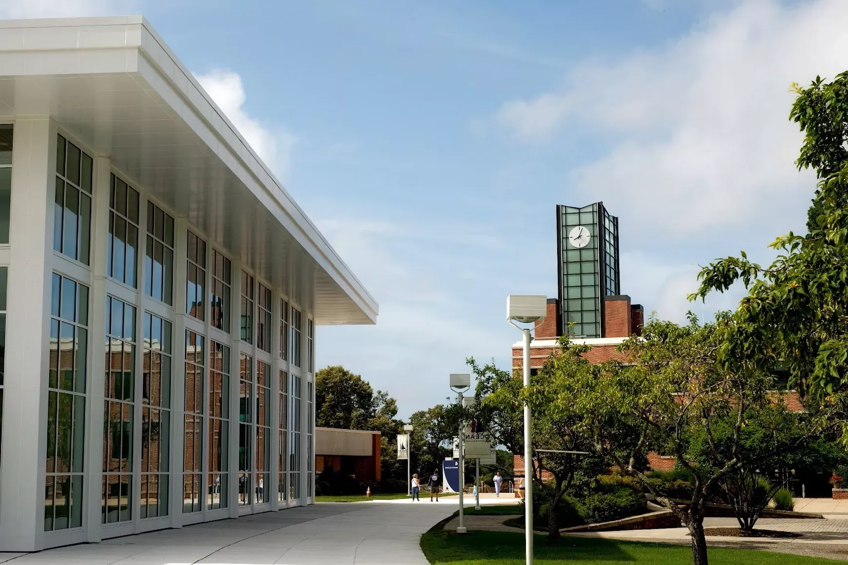 Clock tower on campus